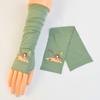 Mangas de Hielo para Protección Solar de Verano para Mujer, Mangas para Brazo con Protección Solar, Mangas de Ciclismo Estampadas, Seda de Hielo Fina con Protección UV