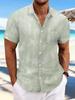 Verano 2024 Nuevo Transfronterizo Tie-dye Solapa Manga Corta Camisa Deportiva Casual de Playa para Hombre