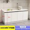 Armários de Cozinha de Bancada Fina para Casa Armários de Mármore Armário Integrado para Cooktop Simples Econômico Armário para Casa de Aluguel