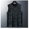 Camuflagem Seda Gelo Manga Curta Masculino Gordo Verão Ultra-fino Solto Tamanho Extra Grande Camiseta de Secagem Rápida Top de Malha Respirável