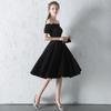 Vestido Negro Pequeño 2026 Nuevo Estilo Elegante y Sexy de un Hombro Negro Corto de Celebridad para Fiesta de Noche para Mujeres