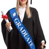 Alça de ombro para festa de formatura Spot, dupla camada, azul, pano, chapéu de médico, alça de ombro, alça cerimonial, alça de ombro para graduação