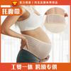 Faja de soporte abdominal para mujeres embarazadas transfronterizas, faja de soporte abdominal para mujeres embarazadas de mitad y final del embarazo, cómoda, delgada, faja de soporte abdominal púbica para mujeres embarazadas