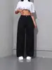 Amazon Aliexpress Venta Caliente Jeans de Mujer Verano Nuevo Sueltos Casual Rectos Moda Trendy Pantalones de Pierna Ancha
