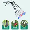 Microaspersor de jardim suspenso, bico rotativo de 360 graus, 40cm, para irrigação suspensa em estufa, economia de água e nebulização