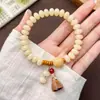 Pulseira de Contas de Ábaco de Dunhuang com Sementes de Bodhi Pulseira de Contas de Oração de Círculo Duplo para Mulheres Atacado Dunhuang Transfronteiriço
