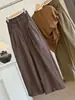 Pantalones de Pierna Ancha Plisados Estilo Coreano Otoño 2026 para Mujer, Holgados, de Cintura Alta, Versátiles, tipo Globo, Casual