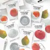 Notas Adhesivas Papermore con Forma Especial, Pequeñas para la Vida Diaria, Material Lindo de Frutas, Mensajes y Notas para Estudiantes, Pegatinas N Veces