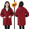 Delantal Impermeable Estilo Nuevo 2026 para Hombres y Mujeres, Forrado de Felpa, Engrosado, Anti-Manchas, Resistente al Aceite, Delantal de Ropa de Trabajo para Cocina