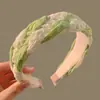 Diadema de Estilo Fresco de Lujo Ligero, Diseño de Esponja Fina, Accesorio para el Cabello de Gama Alta, Diadema de Colores para Mujeres, Venta al por Mayor, Diadema de Corona Alta para Lavarse la Cara