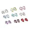 Dongzhou Crystal 4*6mm Gota d'Água Diamante Cintilante para Nail Art Acessórios de Nail Art com Diamantes em Forma de Asas de Borboleta de Vidro Dongzhou Fabricante