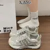 Piel Genuina Más Vendido Zapatos de Papá Zapatos de Mujer 2026 Otoño Nuevo Versátil Suela Gruesa Ligeros Casuales Zapatos Deportivos Zapatos de Entrenamiento Alemanes