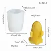 Adorno de Fantasma de Halloween Transfronterizo Molde para Velas DIY Fiesta de Fantasmas Velas Aromáticas Peculiares Molde de Silicona