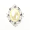 Placa de Flor de Diamante con Encaje de Aleación y Pedrería Acrílica Hebilla de Pedrería Accesorios DIY para Zapatos, Ropa, Bolsos, Accesorios para el Cabello y Componentes de Joyería