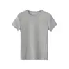Camiseta Refrescante de Verano con Sensación de Oxígeno para Mujer de Aboutsea, Sensación Natural de Frescura, Algodón de Alta torsión, Cuello Redondo, Top de Manga Corta para Mujer