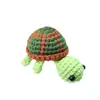 Colgante de muñeca hecho a mano a crochet colgante de tortuga de ganchillo de lana colgante de llavero tejido joyería para bolso