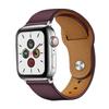 Adecuado para Apple Watch3456 Se Iwatch7 Hebilla de Tachuelas Retro Primera Capa Cuero Genuino Correa para Apple Watch