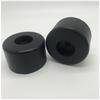 Bloque de amortiguación de caucho natural, bloque de caucho cilíndrico, resorte de caucho con orificio, bloque de caucho antienvejecimiento con absorción de impactos y anticompresión negro