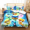 Venta Caliente Dibujos Animados Equipo de Aventura Ladrando Juego de Ropa de Cama con Estampado Digital de Dibujos Animados