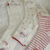 Calcetines Finos de Malla para Mujer Primavera y Verano 2026 Tela de Lunares Etiqueta de Tela Lazo Lindos Calcetines Caídos de Media Pantorrilla Absorbentes de Sudor y Transpirables
