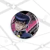 Broche de desenho animado de Jojo's Fantastic Adventure com laser, tamanho 58-75mm.