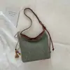 Bolsa de Palha Retrô Coreana, Bolsa Tote Estilosa e Texturizada, Nova Bolsa de Mão de Verão 2026, Bolsa de Ombro, Bolsa Transversal
