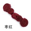 Nudo Chino Bai Xi Botón de Calabaza Decorativo Nailon Dos Ruedas Traje Tang Ruyi Hecho a Mano Ropa Equipaje Estilo Chino