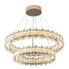 Araña de cristal para sala de estar, sensación de lujo ligero y alta gama, luz principal para el recibidor, 6 piezas, nuevo estilo minimalista italiano, lámpara redonda de hierro forjado para comedor y dormitorio