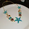 Collar con Colgante de Hueso de Cachorro con Goteo de Aceite Cadena para Clavícula Linda Divertida de Alto Valor Moda Alta Gama Todo Fósforo Collar para Mujeres