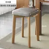 Bancos de Madera Maciza, Taburetes Cuadrados Modernos para el Hogar, Taburetes para Sala de Estar, Sillas para Mesa de Comedor, Taburetes de Madera Apilables, Taburetes Pequeños Sencillos