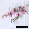 Camelia Artificial Estilo Chino Flor de Durazno Falsa de Seda Adornos Decorativos de Moda para Sala de Estar Hogar Sala de Estar Floral Al por Mayor