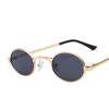 Gafas Retro Jamie 3357 de Montura Ultracompacta Gafas de Sol Ovaladas Coloridas para Hombres y Mujeres Gafas de Sol Personalizadas de Metal con Lente Marina