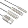 Sensor de proximidad inductivo metálico Binxuan BXUAN, tres hilos, 24v, acero inoxidable, carcasa totalmente metálica