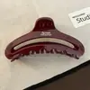 Pinza para el pelo grande y elegante de lunares estilo coreano para recogidos en la parte posterior de la cabeza, elegante accesorio para el pelo con forma de tiburón para niñas