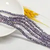 Contas de Ábaco Planas de 4mm Contas de Vidro de Cristal Contas da Roda da Fortuna Contas Soltas para Roupas DIY Acessórios de Cabelo Acessórios para Lenços e Colares