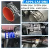 Abrazadera tipo T de acero inoxidable 304 de alta resistencia, específicamente para manguera de silicona de intercooler de turbo y admisión, anti-aflojamiento