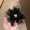 Novedad 2026 Goma para el pelo de Malla con Lazo para Mujer, Diadema Elegante y Etérea con un Toque Refinado y de Alta Gama, Goma Elástica para el Pelo