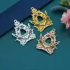 Accesorios para Joyería DIY Material de Aleación Rayas de Ratán Corona de Pelo Paso Agitador Retro Dinastía Han Accesorios para el Cabello de Novia Materiales Hechos a Mano