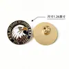 Broche de Bandera Americana con Diseño de Águila del 250 Aniversario, Superventas Transfronterizo, Insignia Metálica Esmaltada Conmemorativa