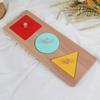 Materiales didácticos Montessori educación temprana juguetes educativos para bebés y niños pequeños caja de monedas con forma de emparejamiento educativo 0-2-3 años