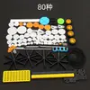 Juego de engranajes de plástico, engranaje de transmisión de juguete, módulo 0.5, engranaje de conexión para motor, accesorios hechos a mano para bricolaje