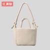 Bolsa Tote de Penas Outono e Inverno Nylon Grande Capacidade Bolsa de Mão Feminina Macia Leve Bolsa de Ombro Transversal Estilo Nó