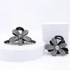 Luxo Leve Strass Elegante Flor Presilha de Tubarão Pérola de Imitação Moda Presilha de Agarre Sentido Avançado Parte de Trás da Cabeça Cabelo Acessórios de Cabelo Grampo de Cabelo