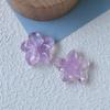 Pendientes hechos a mano con resina y flores de gardenia con purpurina de colores frescos de Corea del Sur, accesorios para el cabello, venta al por mayor