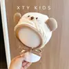 Gorro de Oso para Protección de Oídos de Bebé Lindo Gorro Fetal Delgado Súper Lindo para Recién Nacido Sombrero de Bebé para Primavera y Otoño Gorro Baotou