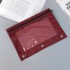 Estuche de Tres Agujeros Bolsa para Documentos de Carpeta B5 Gran Capacidad Bolsa de Papelería para Estudiantes Caja de Lápices Personalizable Diseño Especial en Forma Almacenamiento