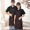 Delantal de Chef con Cuello Halter, Estilo Largo Ajustable, Anti-Manchas, Adecuado para Cantinas, Hoteles, Restaurantes, Ropa de Trabajo de Chef de Cocina