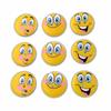Botão de Madeira Branco com Fundo Feliz Feijão Duas Furações Animação de Desenho Qq Wechat Expressão Rosto Sorridente Botão de Madeira 20mm/25mm