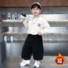 Calças de Pelúcia Outono e Inverno para Meninos Estilo Casual para Meninos Pequenos Calças Jogger 2026 Novas Calças de Lã Inteiras para Crianças Estilo Lanterna