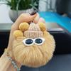 Novo pingente de bola de carvão de pelúcia de imitação bolsa de chave de carro joias atacado boneca máquina empurrar caixa cega pequeno presente